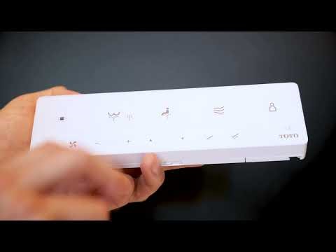 Quick start guide for WASHLET RW and SW autoflush I White and black remote control