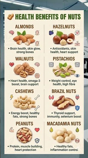 HEALTH BENEFITS OF NUTS