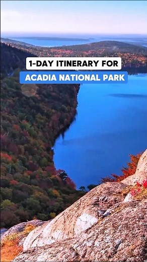 The ultimate 1-day itinerary to Acadia National Park! 🌊🌲
