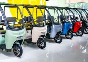 [Hot Item] 2025 Hot Sell Aima Adults 500W Power Motor 48V32ah Larger Battery 10'' Tubeless Tire 25km/H Electric Tricycle