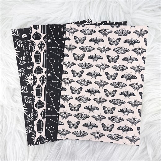 Onyx + Ivory - A5 Matte Sticker Paper (set of 4) - Etsy UK