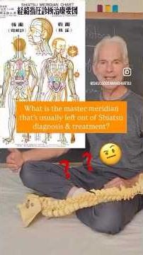 What is the master meridian that’s left out of shiatsu diagnosis & treatment?