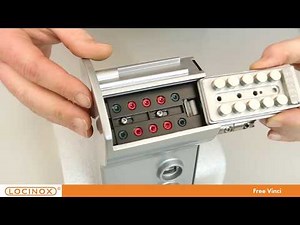 FREE VINCI Mechanical Code Lock with Secured Entrance and Free Exit - Locinox Installation Video