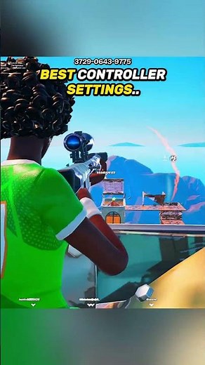 PRO Controller Settings for INSANE AIM 🎯 #fortnite #shorts
