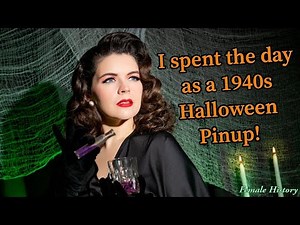 I spent the day as a 1940s Halloween Pinup!