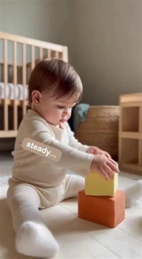Adorable Baby Stacks Soft Blocks with Concentration
