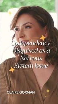 Codependency Disguised as a Nervous System Issue #shorts