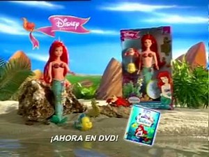 Little Mermaid SIMBA Swimming Ariel Doll Commercial