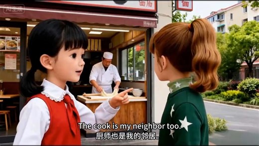 人教四上unit4 A let's learn课文视频