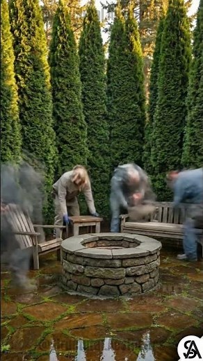 Fire Pit & Patio Combo That's Actually Doable #diyprojects #backyard #construction
