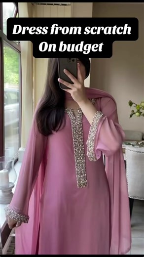 Creating a Stunning Pakistani Dress from Scratch | Budget-Friendly DIY