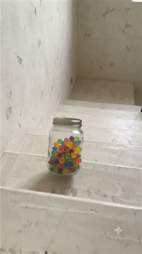 Glass Jar Falls Down 6 Stairs & Suddenly Breaks 😱 | Satisfying Realistic Short