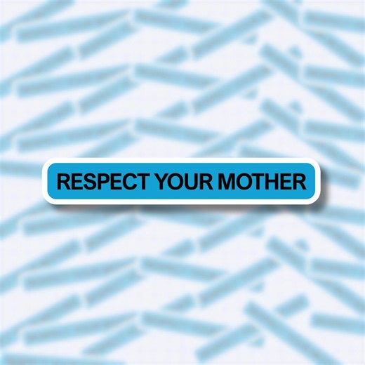 Respect Your Mother Dance Sticker, Harry Disco, Vinyl Sticker, Water Resistant Sticker - Etsy