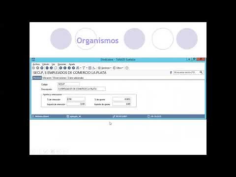 SISTEMA TANGO MÓDULO SUELDOS Conceptos Iniciales
