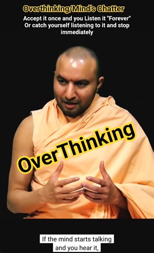 Create a distance between yourself and the chattering of your mind | Om Swami #motivation #study