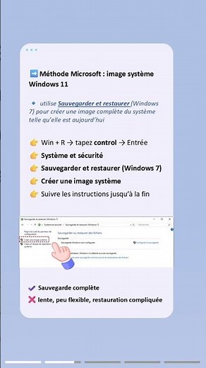 Comment créer une image système Windows 11 ou cloner directement le système ?