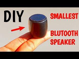 How To Make World’s Smallest Bluetooth Speaker Using 1 Inchi PVC pipe (Insane Sound!)