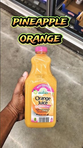 Pineapple orange juice from Aldi 🍍🍊