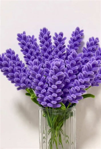 Lavender Pipe Cleaner Tutorial for Beginners