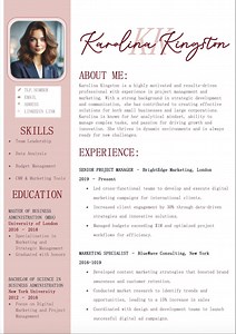 Professional Resume Template | Modern CV Design for Word & Google Docs | Editable Resume With Photo | Instant Download - Etsy