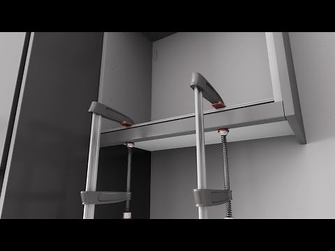 Wren Kitchens: How to fit a kitchen butted pelmet. Kitchen installation guide.