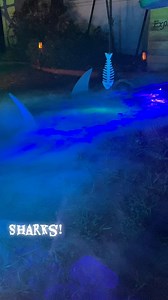 1.7M views · 33K reactions | @level5detentionblockaa23 on TikTok made a very cool shark Halloween display and this is how he did it! #sharks #Halloween #halloweendisplay | Wilkes Family Halloween Displays | Facebook