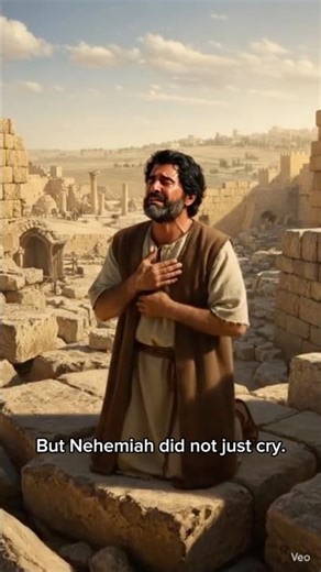 When Life Falls Apart, Build Like Nehemiah | God Will Restore You #BibleShorts #PrayerWorks