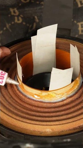 Rate This 15" Speaker Restoration! (1 to 10?) 🔊 #shorts