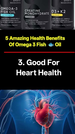5 Amazing health benefits of omega 3 Fish 🐟 oil triple strength.