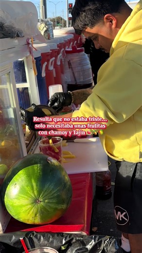 Best remedy: frutitas con chamoy y limón and Tajín ✨🤤 #oakcliff #smallbusiness #mexicanfood #fruit #dallastexas