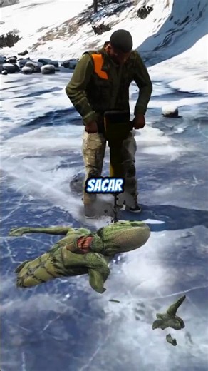 HOW I MANAGED TO DEFROST THE HIDDEN ALIEN IN GTA 5 👽 #gta #gta5 #gta6 #shorts