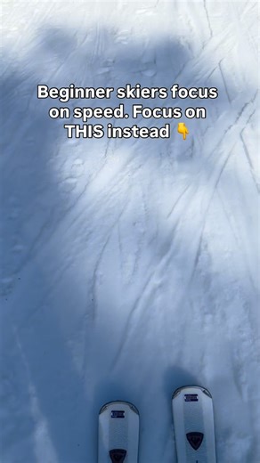 Skiflowlab | Most beginners try to go faster before they have control. Control comes first — speed follows naturally. If skiing feels stressful, you’re... | Instagram