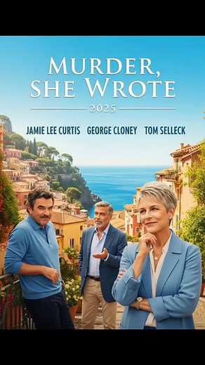 🎬 Murder, She Wrote (2025)⭐ Starring: Jamie Lee Curtis, George Clooney, Tom Selleck✨ A new generation of sleuthing begins…In this reimagined continuation of the beloved mystery classic, Jamie Lee Curtis stars as Jessica Fletcher’s protégé — a sharp-minded novelist-turned-investigator who inherits her mentor’s coastal cottage and knack for uncovering the truth. When a string of murders rattles the quiet seaside town, she’s drawn into a complex web of secrets involving old friends and new enemies