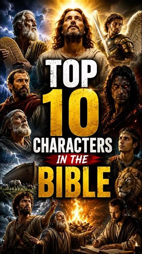 TOP 10 most powerful characters in the bible | who’’s your most powerful characters? #bible #biblia