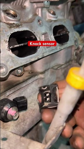 Knock sensor removal #automobile #car #mechanic #carparts