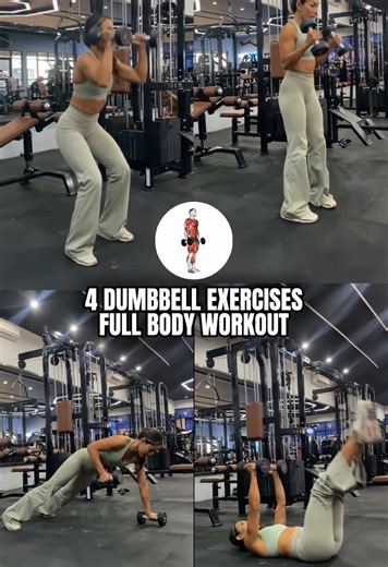 Full Body Dumbbell Workout for All Major Muscle Groups