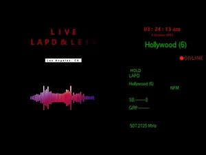 LAPD Live Pursuit - Police Radio Scanner Feed - 5-OCT-2021 Olympic/Hollywood/Wilshire Divisions.