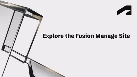 Explore the Fusion Manage site | Autodesk