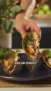 Not your average taco night. 🌮✨ These Easy Pollock Tacos made with Trident Seafoods Wild Alaskan Pollock Skinless Loin Portions bring everything you love, that golden sear, the citrus kick, the creamy finish. Big flavor. No rules. Just bite after bite of taco bliss. 🐟🔥 Easy Pollock Tacos Prep Time: 10 minutes Cook Time: 16 minutes Total Time: 26 minutes Servings: 4 Ingredients 1 lb Trident Seafoods Wild Alaskan Pollock Skinless Loin portions, frozen 1 Tbsp olive oil 1 pack taco seasoning Juic