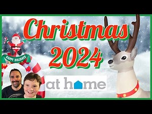 AT HOME Christmas 2024 Shopping Walkthrough! New Holiday Decor Shop With Me!