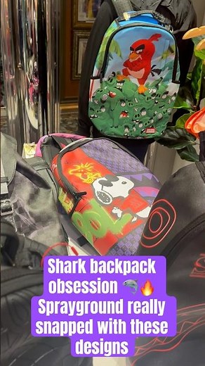 Found the coolest Sprayground backpacks 👀🎒