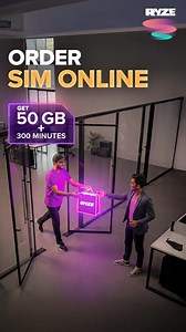 Manage your time better by ordering Ryze SIM to your workplace. Get 50 GB data+300 Minutes for free! | RYZE Live | Facebook
