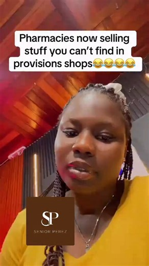 Have you noticed that pharmacies are now behaving like provision shops—they are selling everything?This lady laments why pharmacies are now selling everything, including bread, cake, milk, and even slippers 😂The other day I bought a car in a pharmacy shop 😳😳🤣