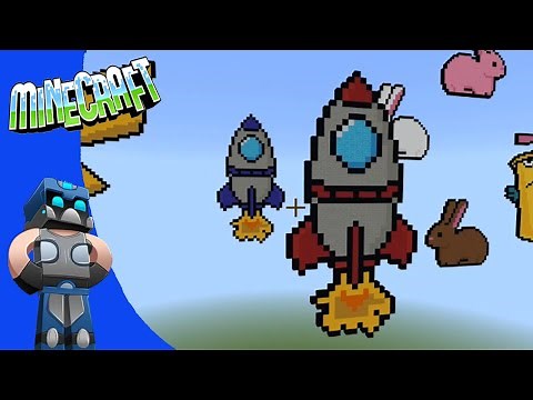 Como hacer una nave espacial pixel art en minecraft
