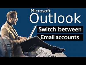 How to switch email account and send emails in outlook 2025