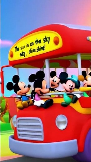 Wheels on the Mickey Bus part 2 #kidssongs