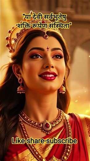 “या देवी सर्वभूतेषु शक्ति रूपेण संस्थिता" #mantra #shorts #durga #trending #god