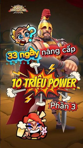 Newbie 2026 | Phần 3 | F2p đạt 10 triệu POWER trong 33 ngày chơi #riseofkingdoms #bloomingkingdoms