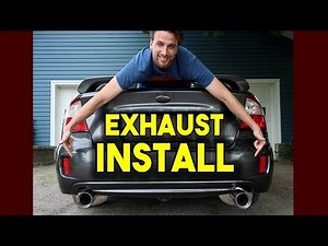 GMS 3" CatBack EXHAUST INSTALL - How To Make Your Subaru RUMBLE | Subaru Legacy GT