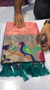 12K views · 56 reactions | Tissue silk saree with zari weaving work...